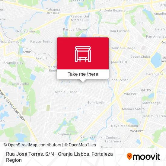 Rua José Torres, S / N - Granja Lisboa map