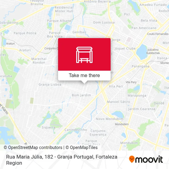 Rua Maria Júlia, 182 - Granja Portugal map