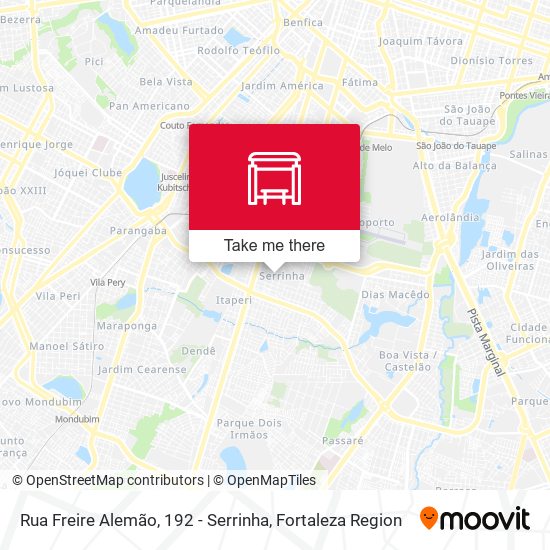 Rua Freire Alemão, 192 - Serrinha map