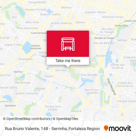 Rua Bruno Valente, 148 - Serrinha map