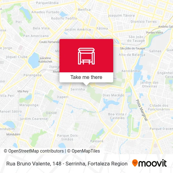 Rua Bruno Valente, 148 - Serrinha map