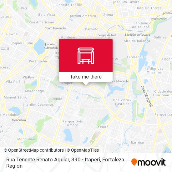 Rua Tenente Renato Aguiar, 390 - Itaperi map