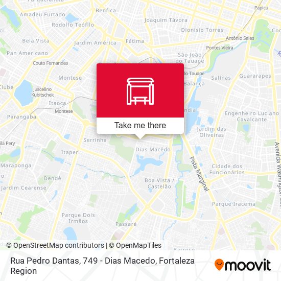 Rua Pedro Dantas, 749 - Dias Macedo map