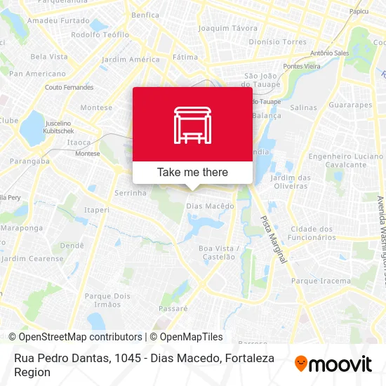 Rua Pedro Dantas, 1045 - Dias Macedo map