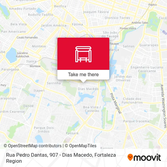 Rua Pedro Dantas, 907 - Dias Macedo map