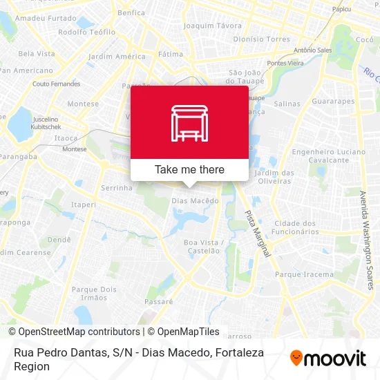 Rua Pedro Dantas, S / N - Dias Macedo map