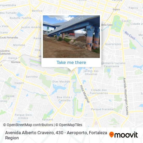 Avenida Alberto Craveiro, 430 - Aeroporto map