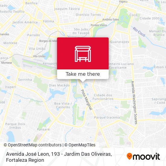 Avenida José Leon, 193 - Jardim Das Oliveiras map