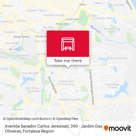 Avenida Senador Carlos Jereissati, 390 - Jardim Das Oliveiras map