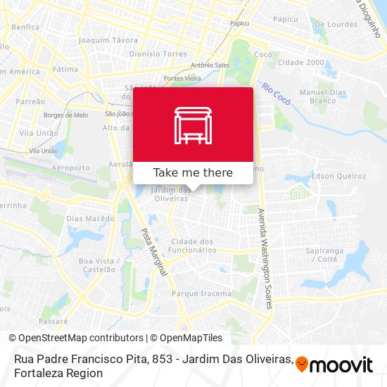 Rua Padre Francisco Pita, 853 - Jardim Das Oliveiras map