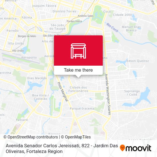 Avenida Senador Carlos Jereissati, 822 - Jardim Das Oliveiras map