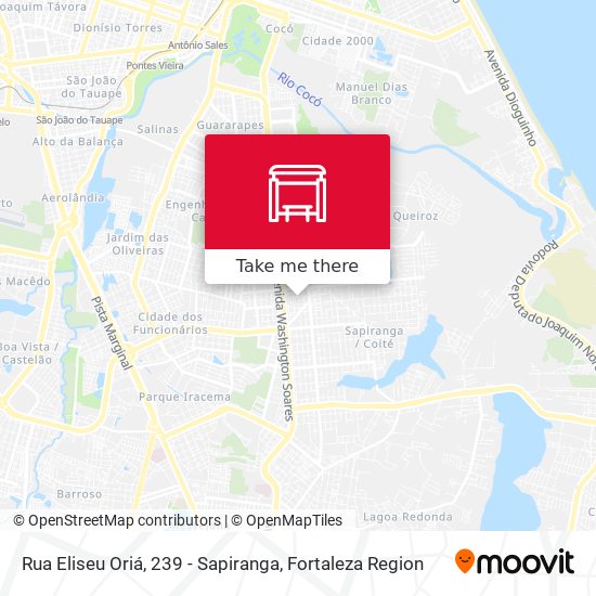 Rua Eliseu Oriá, 239 - Sapiranga map