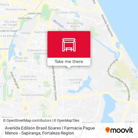 Avenida Edilson Brasil Soares | Farmácia Pague Menos - Sapiranga map