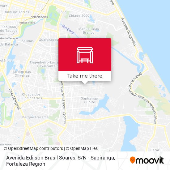 Avenida Edilson Brasil Soares, S / N - Sapiranga map