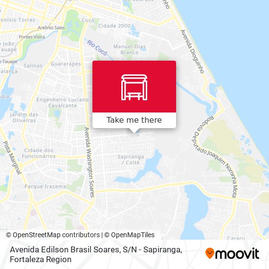 Avenida Edilson Brasil Soares, S / N - Sapiranga map