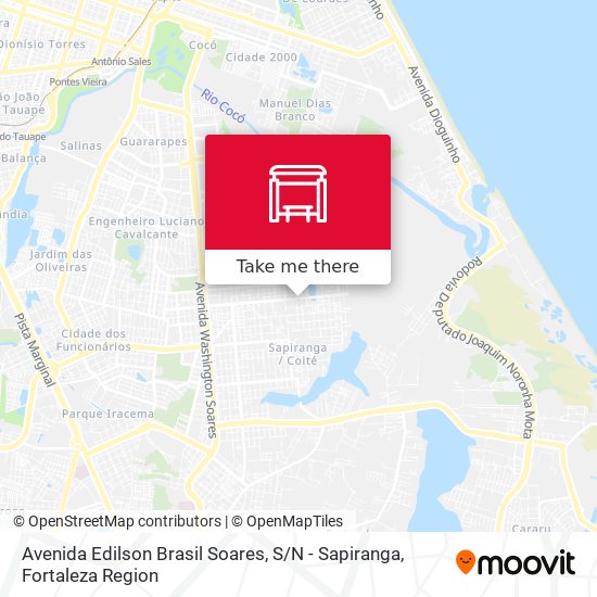 Avenida Edilson Brasil Soares, S / N - Sapiranga map