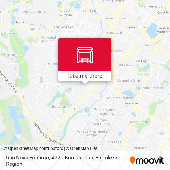 Mapa Rua Nova Friburgo, 472 - Bom Jardim