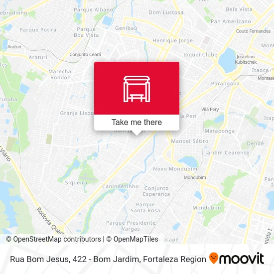 Rua Bom Jesus, 422 - Bom Jardim map