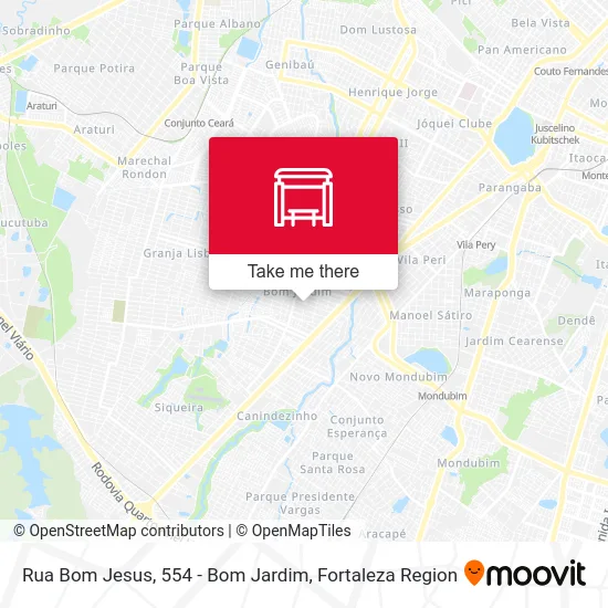 Rua Bom Jesus, 554 - Bom Jardim map