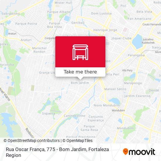 Rua Oscar França, 775 - Bom Jardim map