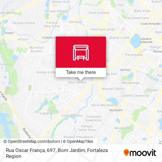 Rua Oscar França, 697, Bom Jardim map