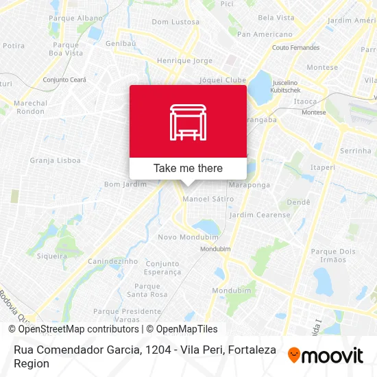 Rua Comendador Garcia, 1204 - Vila Peri map