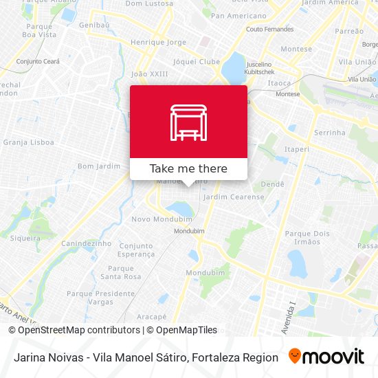 Jarina Noivas - Vila Manoel Sátiro map