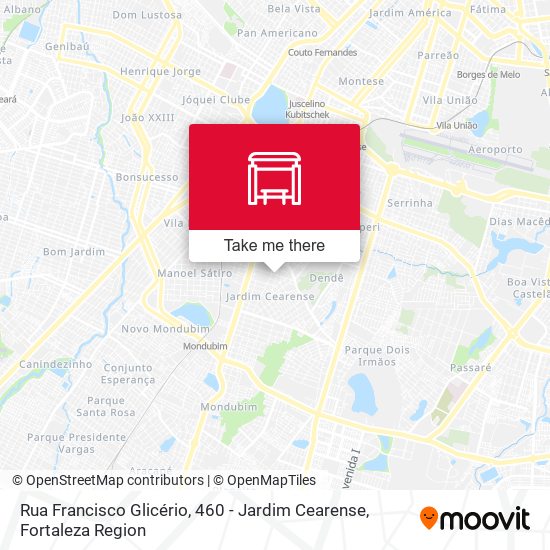 Rua Francisco Glicério, 460 - Jardim Cearense map