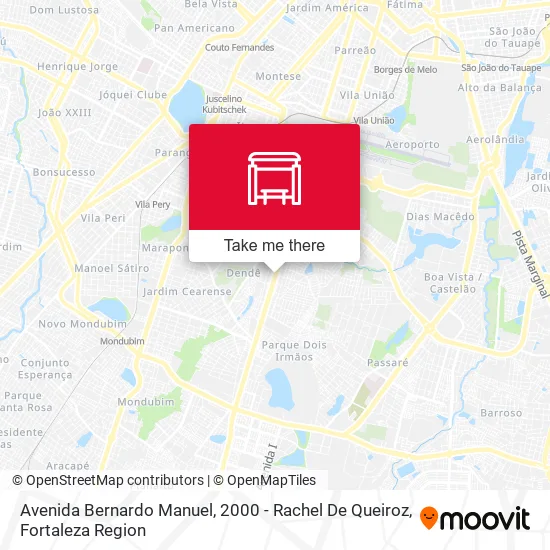 Avenida Bernardo Manuel, 2000 - Rachel De Queiroz map