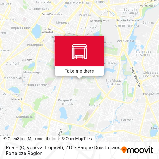 Rua E (Cj Veneza Tropical), 210 - Parque Dois Irmãos map
