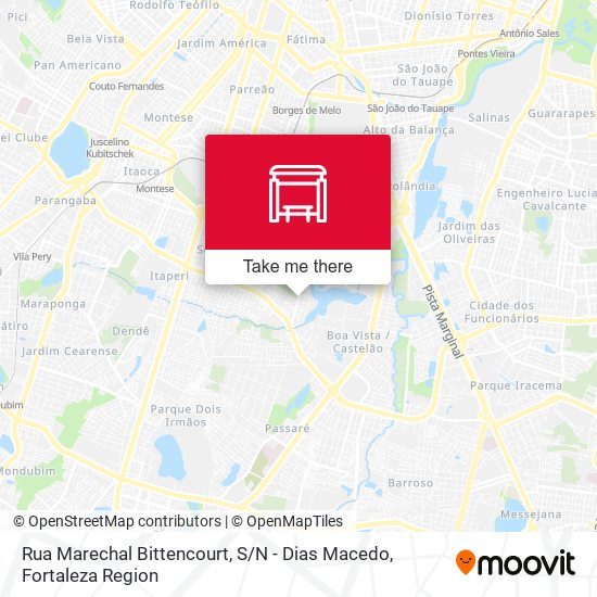 Rua Marechal Bittencourt, S / N - Dias Macedo map