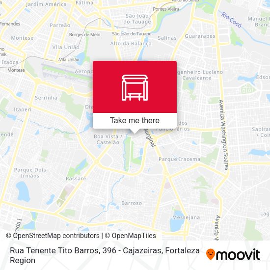 Rua Tenente Tito Barros, 396 - Cajazeiras map
