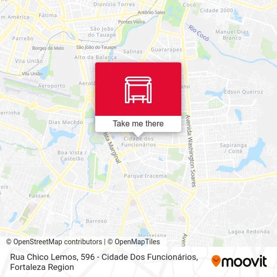 Rua Chico Lemos, 596 - Cidade Dos Funcionários map