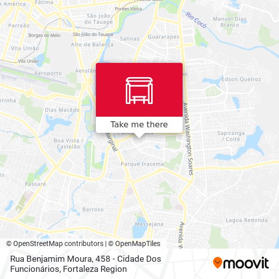 Rua Benjamim Moura, 458 - Cidade Dos Funcionários map