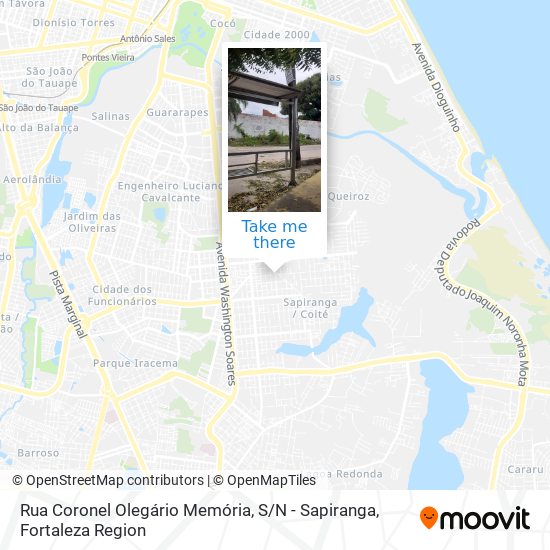 Mapa Rua Coronel Olegário Memória, S / N - Sapiranga