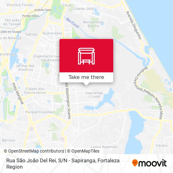 Rua São João Del Rei, S / N - Sapiranga map