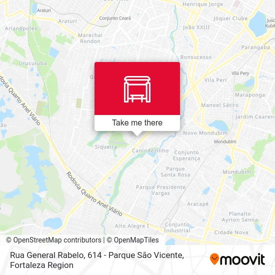 Rua General Rabelo, 614 - Parque São Vicente map