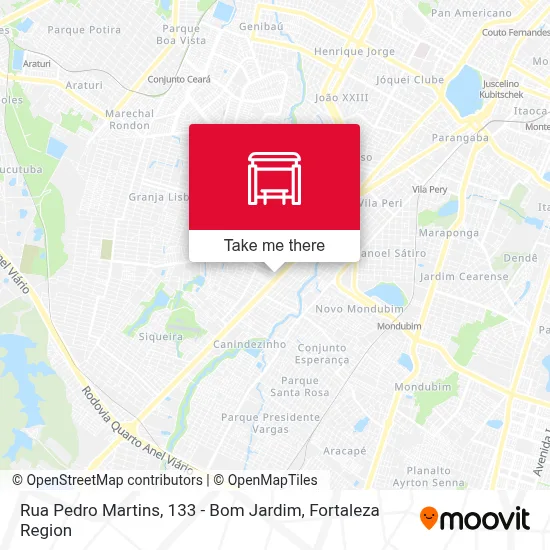 Rua Pedro Martins, 133 - Bom Jardim map