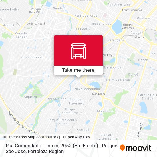 Rua Comendador Garcia, 2052 (Em Frente) - Parque São José map