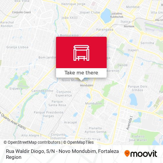 Rua Waldir Diogo, S / N - Novo Mondubim map