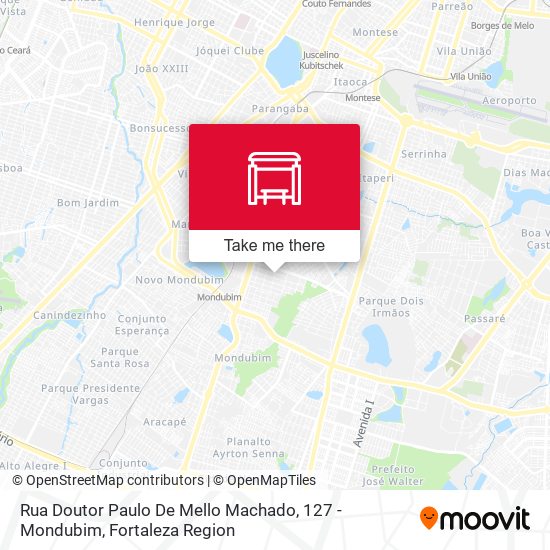 Rua Doutor Paulo De Mello Machado, 127 - Mondubim map