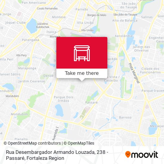 Rua Desembargador Armando Louzada, 238 - Passaré map