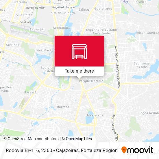 Rodovia Br-116, 2360 - Cajazeiras map