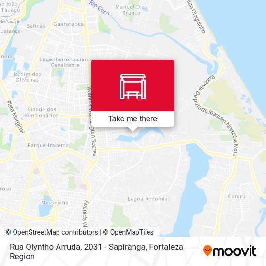 Rua Olyntho Arruda, 2031 - Sapiranga map
