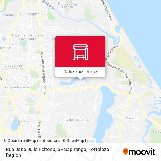 Rua José Júlio Feitosa, 5 - Sapiranga map