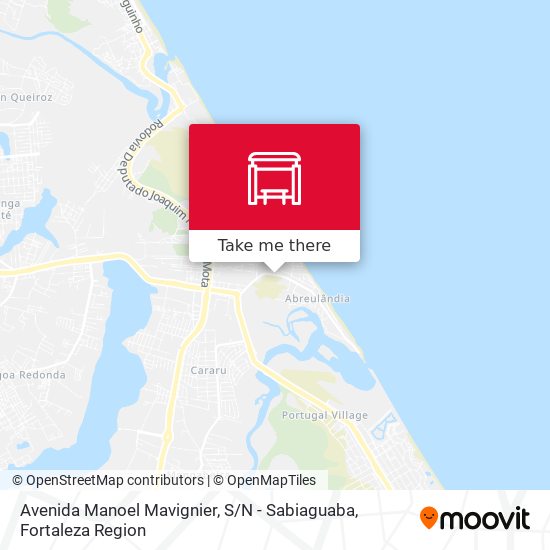 Avenida Manoel Mavignier, S / N - Sabiaguaba map