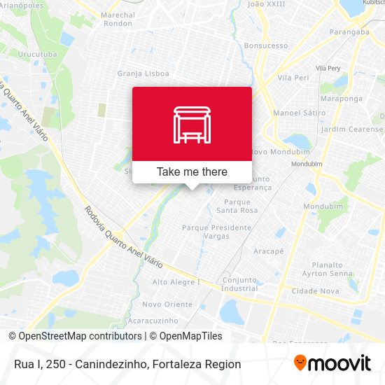 Rua I, 250 - Canindezinho map