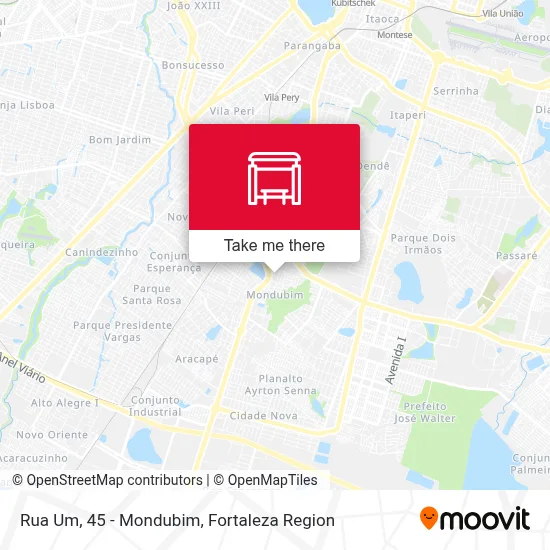 Rua Um, 45 - Mondubim map