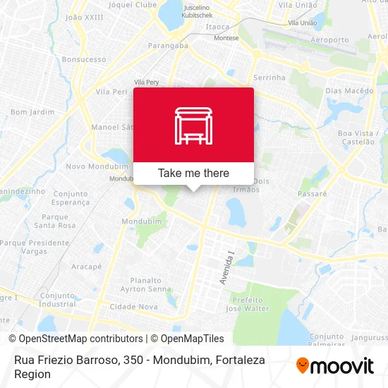 Rua Friezio Barroso, 350 - Mondubim map