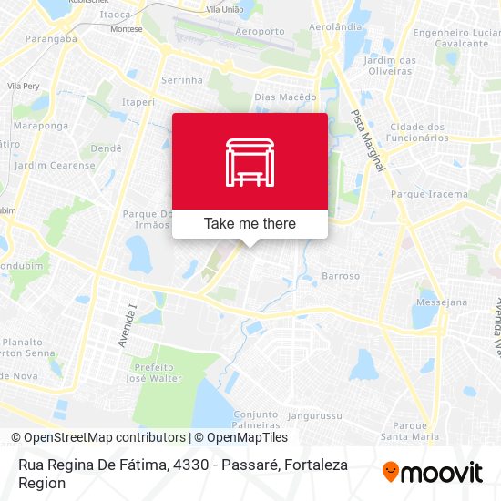 Rua Regina De Fátima, 4330 - Passaré map